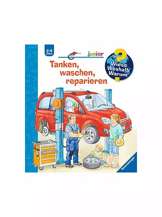 RAVENSBURGER | Livre - Wieso Weshalb Warum Junior - Faire le plein, laver, réparer | 